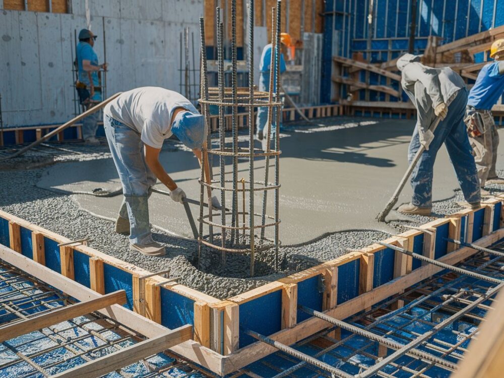 beton chudziak na budowie