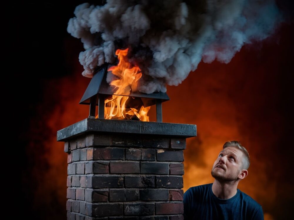 dym z komina