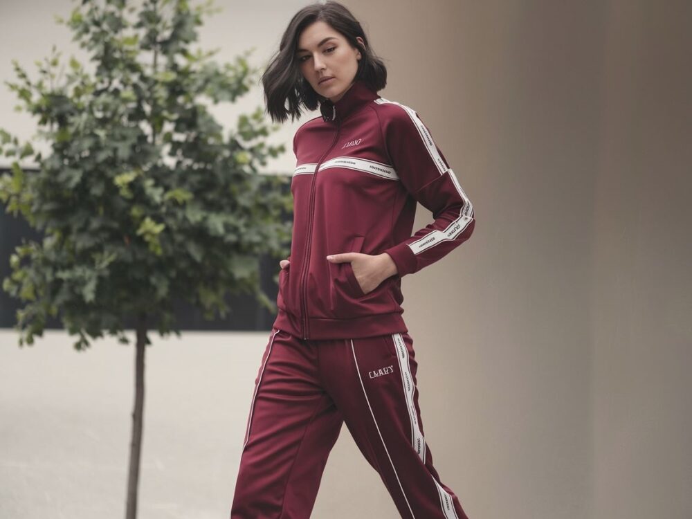 modna kobieta w dresie