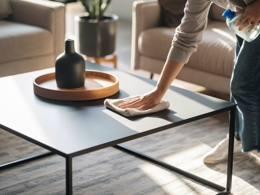 pielęgnacja mebli matowych