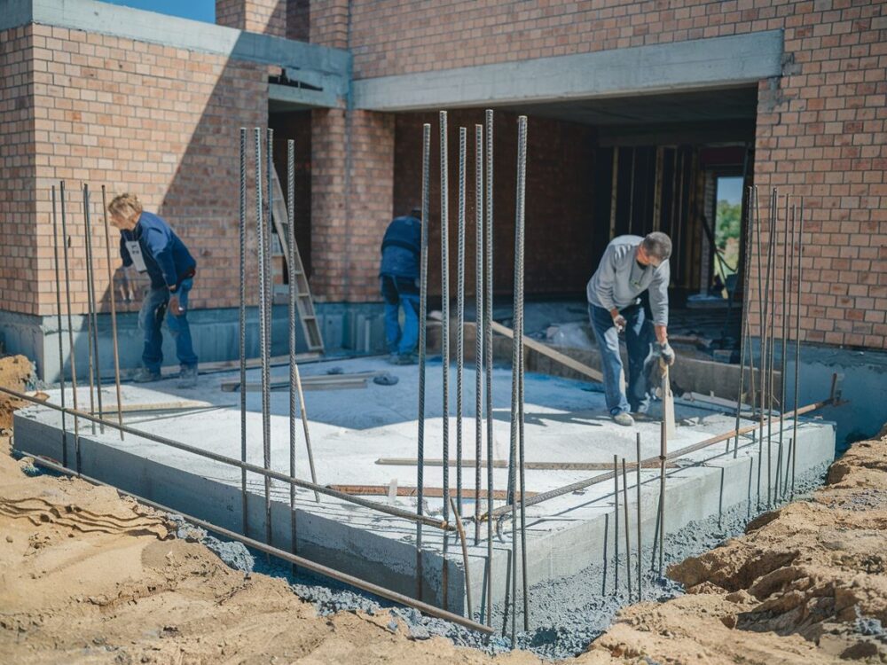 przygotowanie podłoża garaż