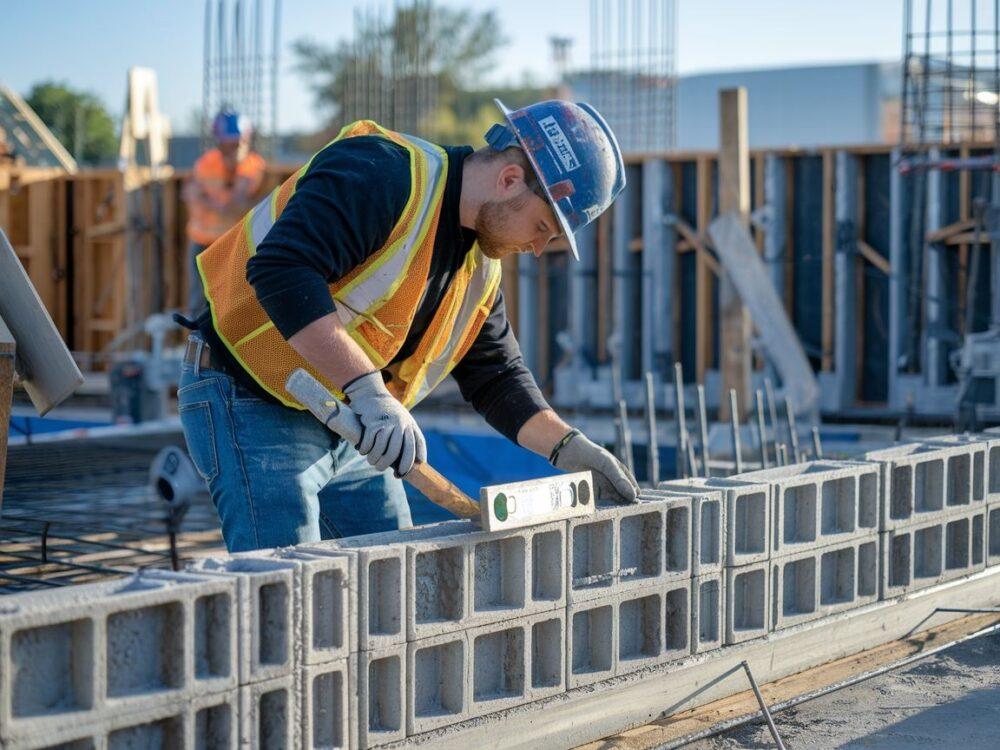 pustaki szalunkowe na budowie