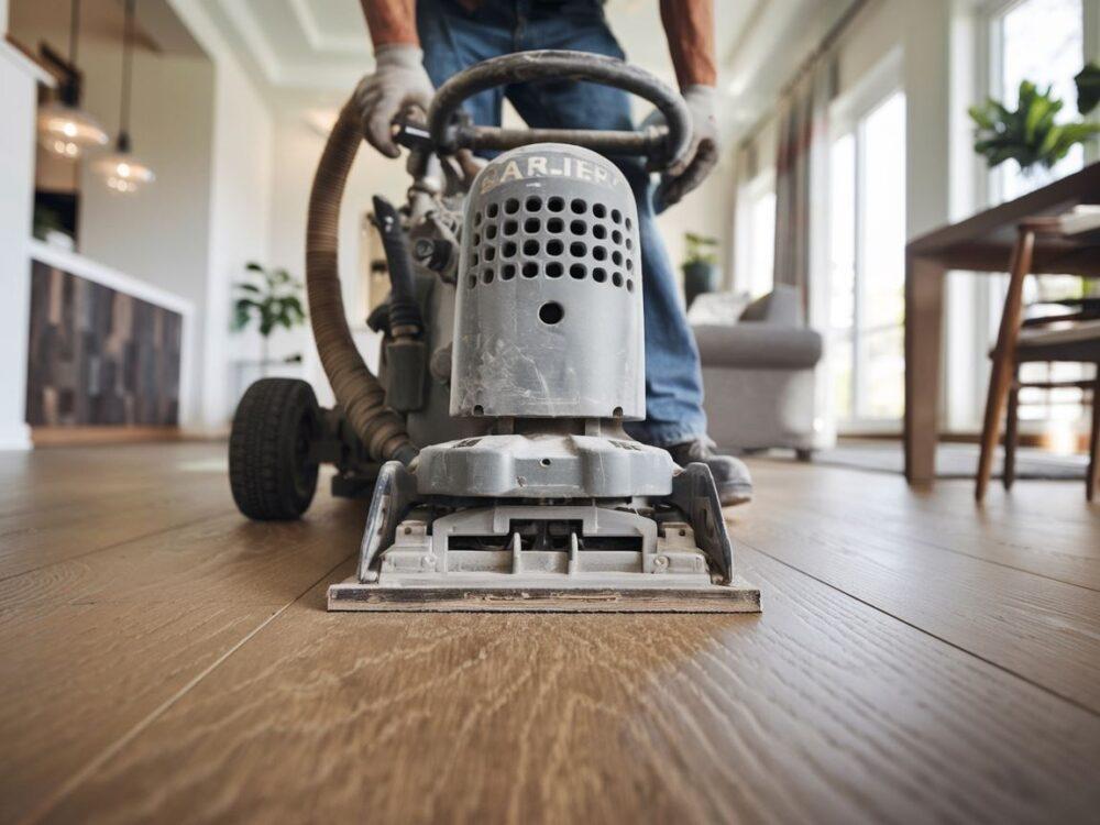 szlifowanie paneli drewnianych